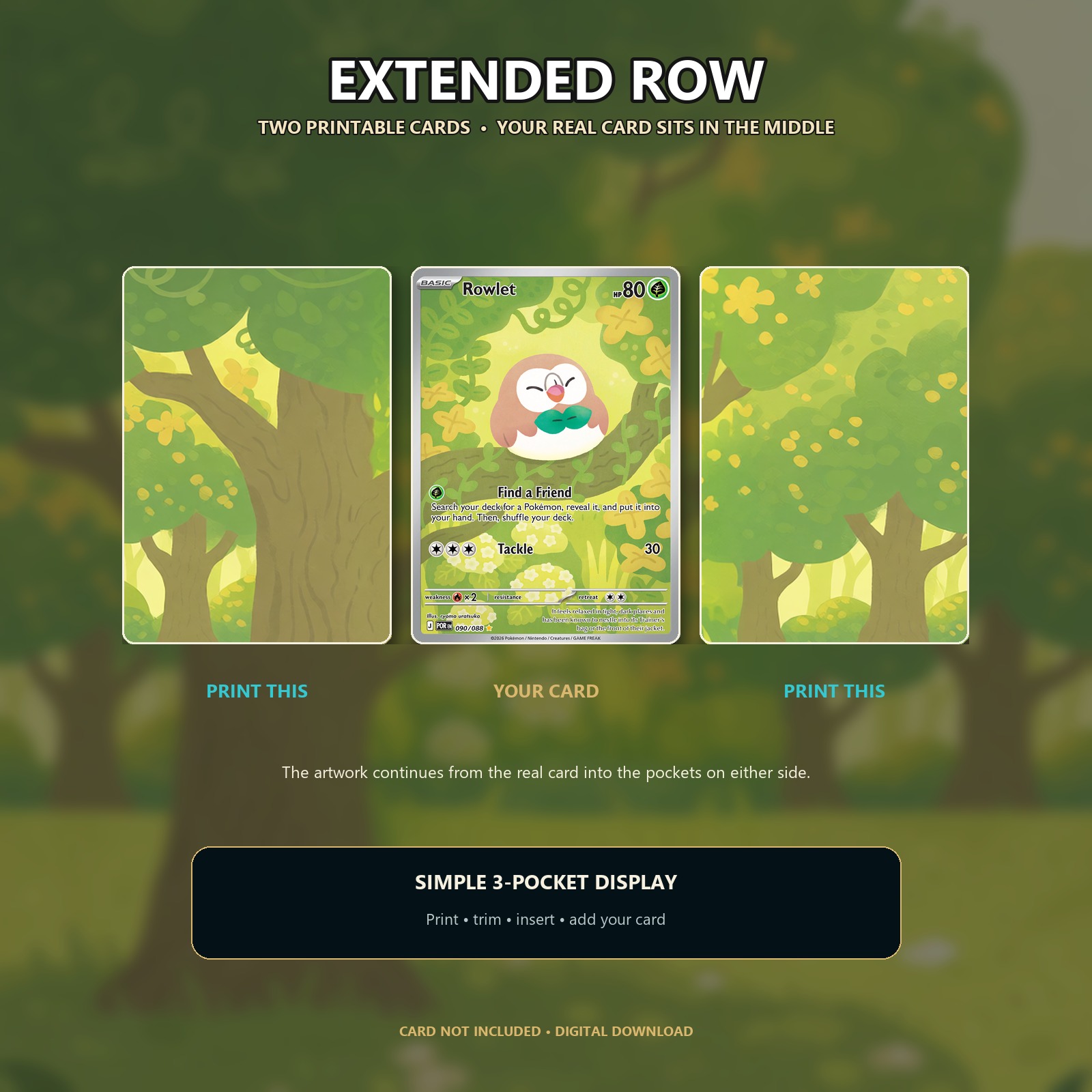 Rowlet 090/088 – Perfect Order Extended Row Art - Image 4