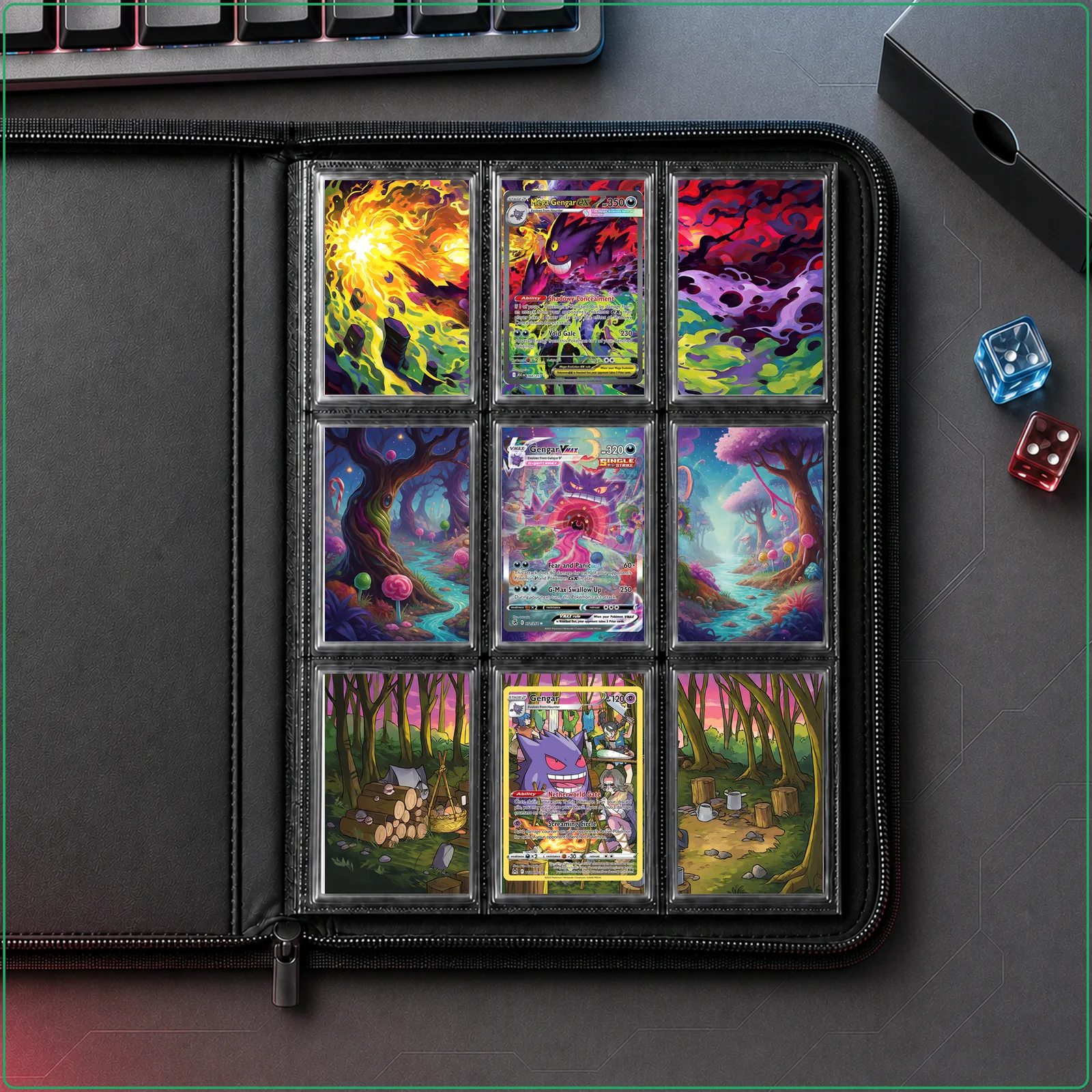 Gengar Trio 284/217, 271/264 & TG06/TG30 - 9-Pocket Binder Art - Image 2
