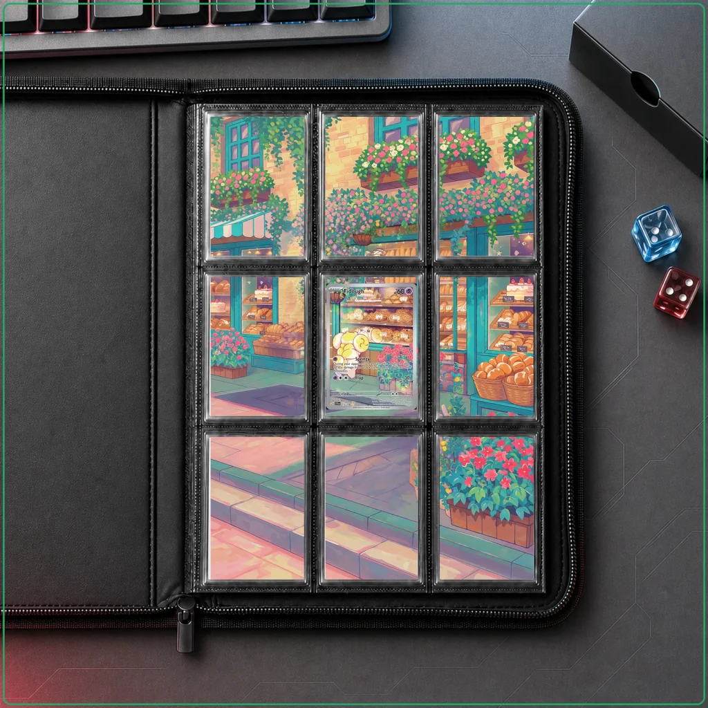 Fidough 213/198 Scarlet Violet Base Set - 9-Pocket Binder Art + Full Artwork