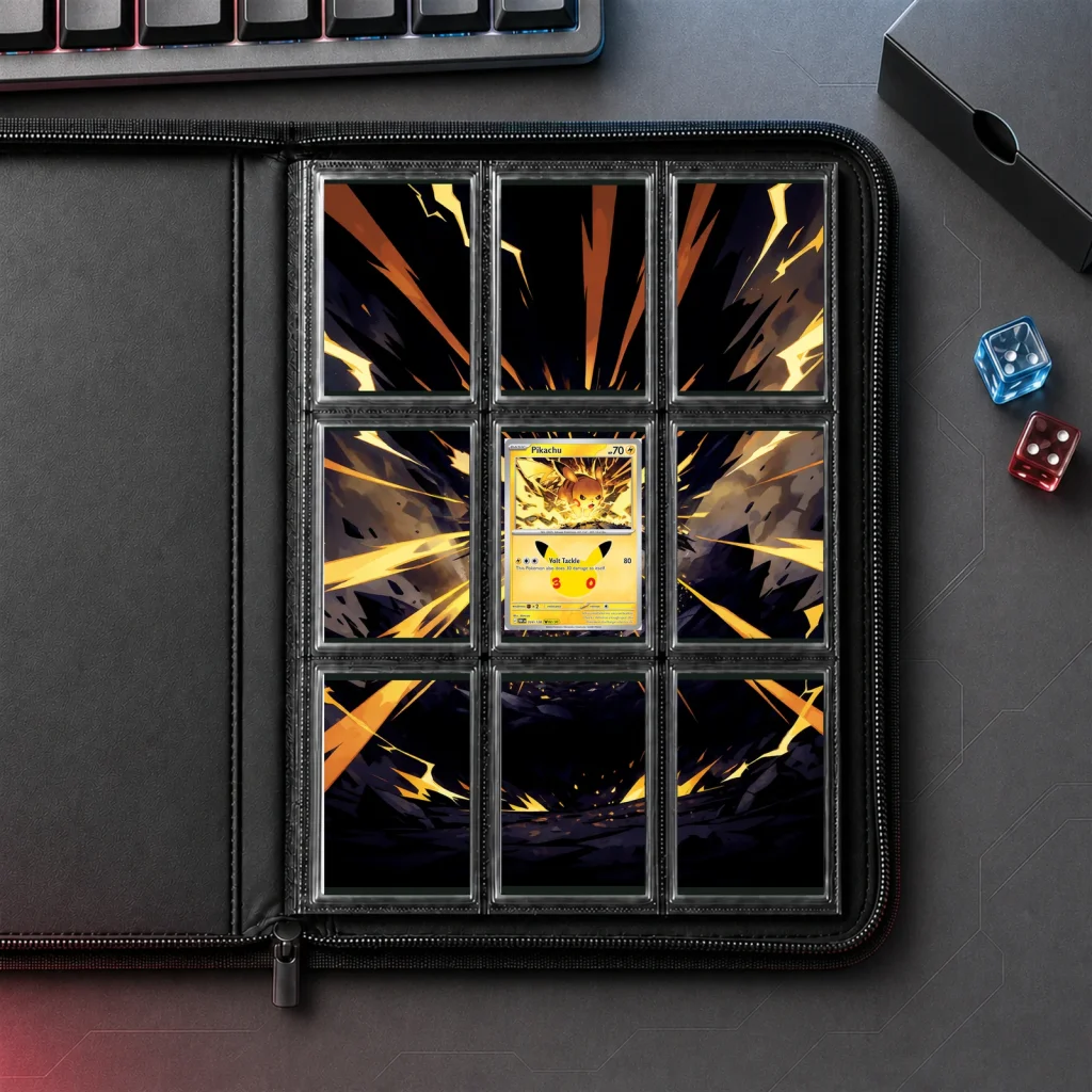 Pikachu 024/128 30th Celebration - 9-Pocket Binder Art + Full Artwork