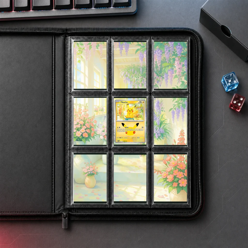 Pikachu 025/128 30th Celebration - 9-Pocket Binder Art + Full Artwork