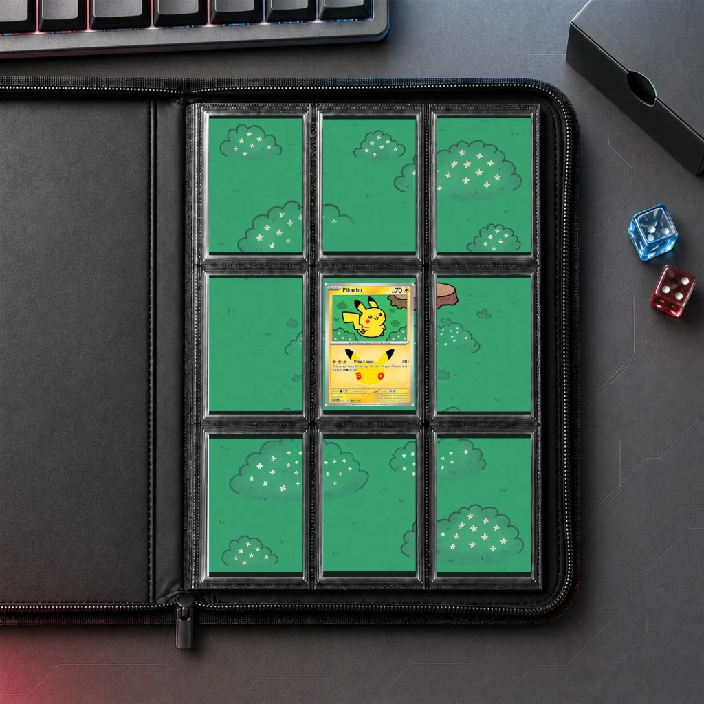 Pikachu 034/128 30th Celebration - 9-Pocket Binder Art + Full Artwork