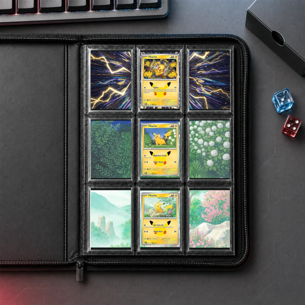 Pikachu 044 045 046 30th Celebration - 9-Pocket Binder Art + Full Artwork