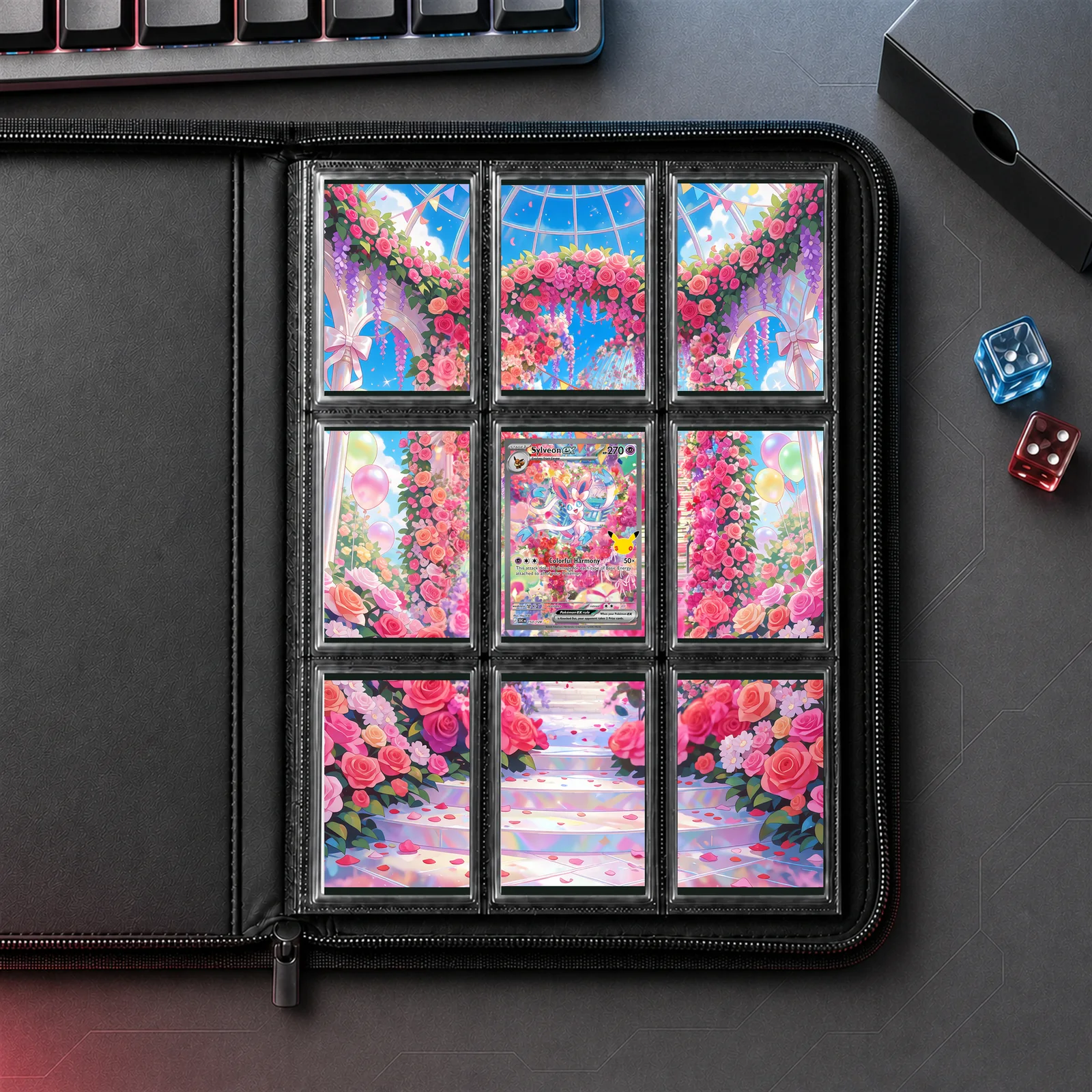Sylveon ex 153/128 30th Celebration - 9-Pocket Binder Art + Full Artwork