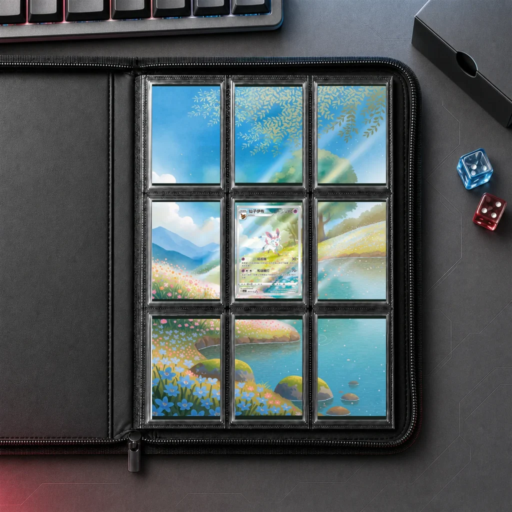 Sylveon 09 15/15 Gem Pack 2 - 9-Pocket Binder Art + Full Artwork